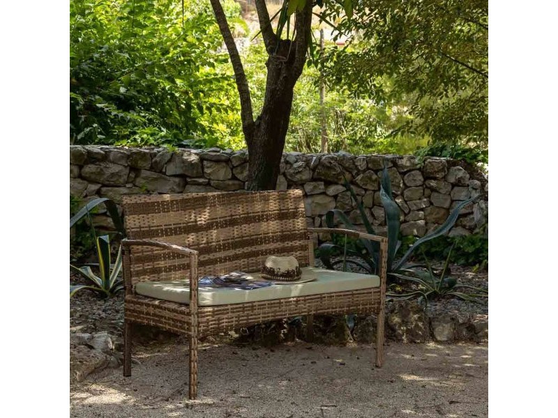 Пейка Alexandra House Living Кафяв 55 x 85 x 110 cm