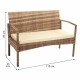 Пейка Alexandra House Living Кафяв 55 x 85 x 110 cm