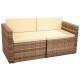 Градински мебели Alexandra House Living Кафяв Естествен 65 x 45 x 75 cm 4 Части