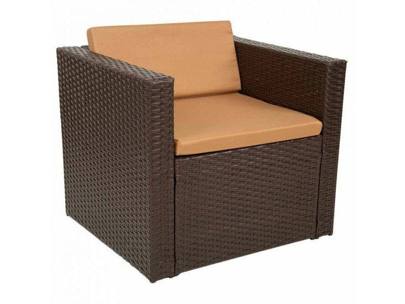 Градински мебели Alexandra House Living Кафяв 65 x 45 x 75 cm 4 Части