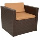 Градински мебели Alexandra House Living Кафяв 65 x 45 x 75 cm 4 Части