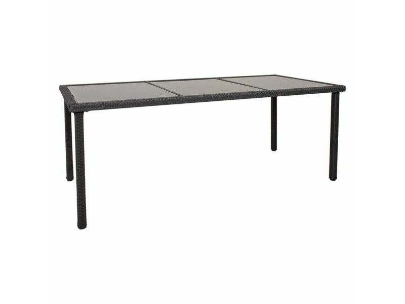 Градински мебели Alexandra House Living Черен 61 x 85 x 58 cm 9 Части