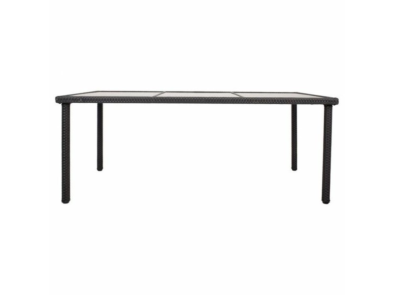 Градински мебели Alexandra House Living Черен 61 x 85 x 58 cm 9 Части