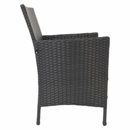 Градински мебели Alexandra House Living Черен 61 x 85 x 58 cm 9 Части