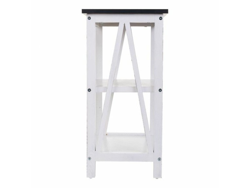 Лавица Alexandra House Living Бял Дърво от пауловния Дървен MDF 30 x 60 x 40 cm