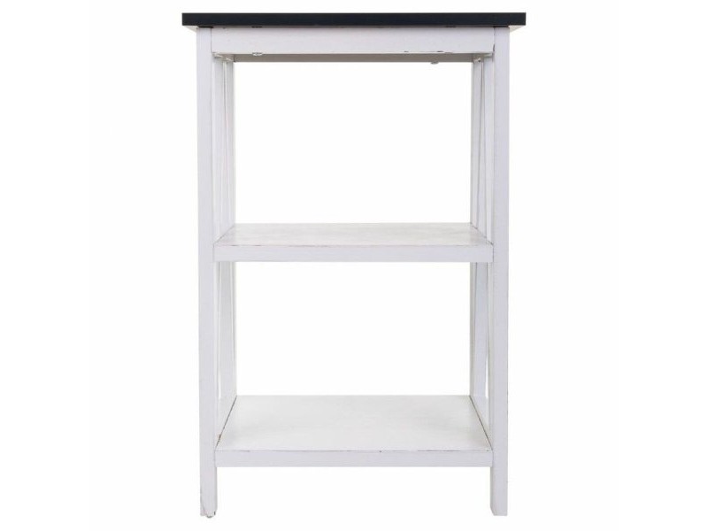 Лавица Alexandra House Living Бял Дърво от пауловния Дървен MDF 30 x 60 x 40 cm
