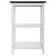 Лавица Alexandra House Living Бял Дърво от пауловния Дървен MDF 30 x 60 x 40 cm