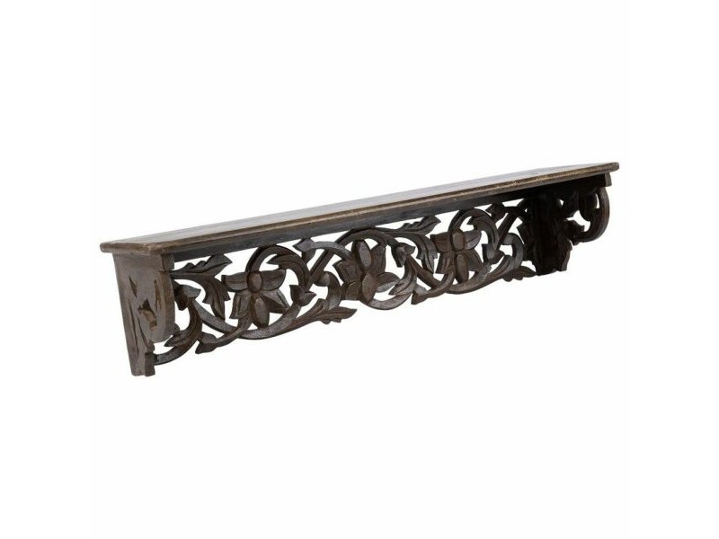Рафтове Alexandra House Living Сив Дърво манго 15 x 13 x 60 cm