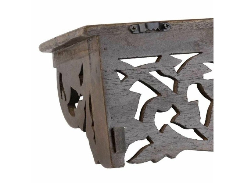Рафтове Alexandra House Living Сив Дърво манго 15 x 13 x 60 cm