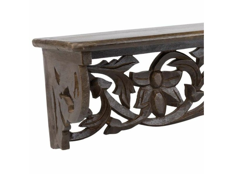 Рафтове Alexandra House Living Сив Дърво манго 15 x 13 x 60 cm