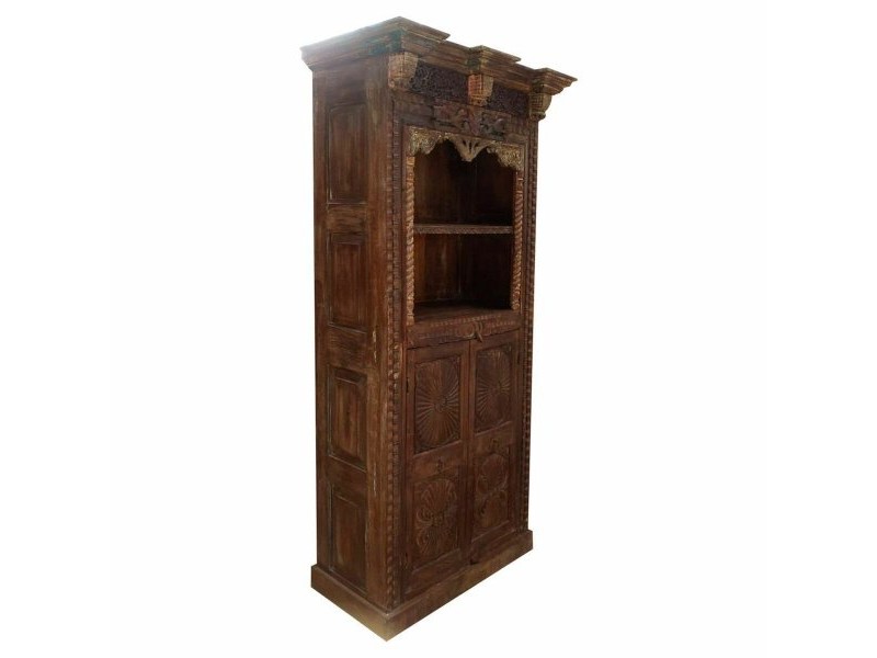 Лавица Alexandra House Living Кафяв Дървен 53 x 217 x 99 cm