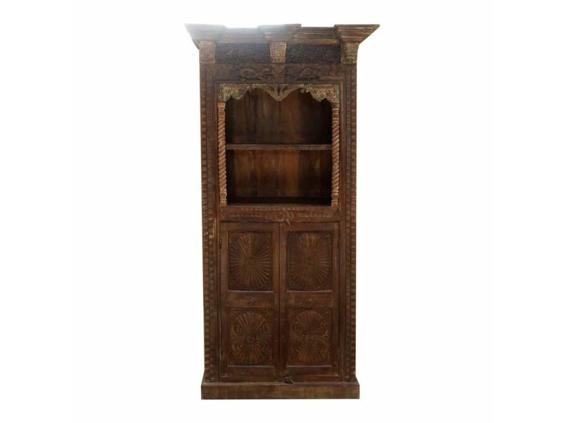 Лавица Alexandra House Living Кафяв Дървен 53 x 217 x 99 cm