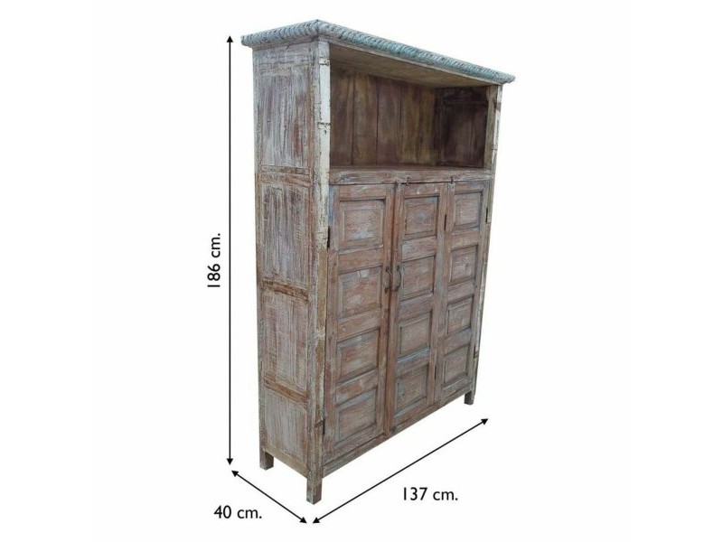 Лавица Alexandra House Living Кафяв Рециклирано дърво 40 x 186 x 137 cm