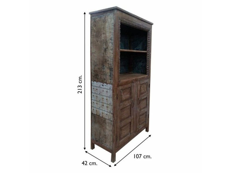Лавица Alexandra House Living Кафяв Рециклирано дърво 42 x 213 x 107 cm Лавица Alexandra House Living Кафяв Рециклирано дърво 42 x 213 x 107 cm