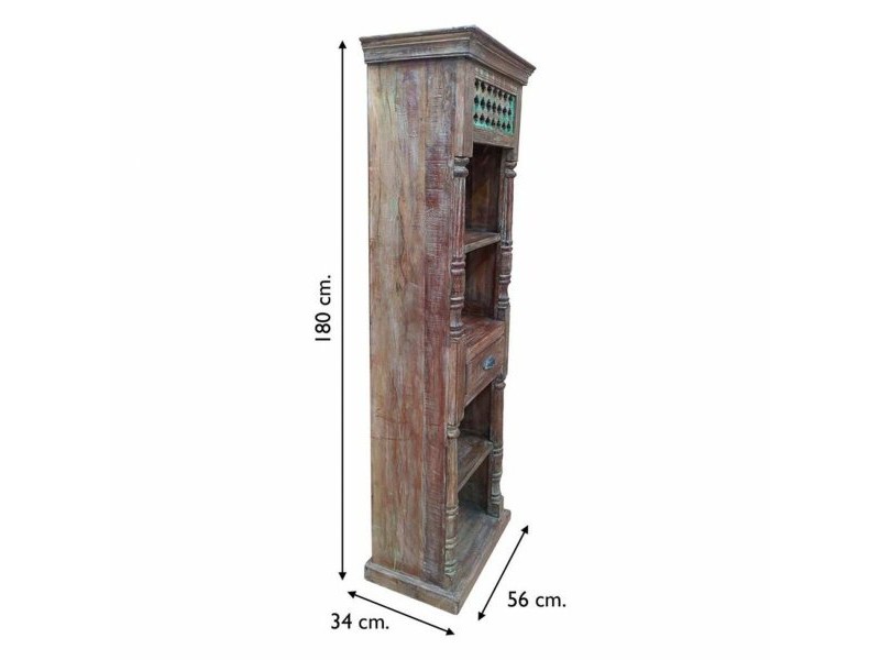 Лавица Alexandra House Living Кафяв Рециклирано дърво 34 x 180 x 56 cm