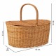 Кошница за Пикник Alexandra House Living плетена ракита 35 x 38 x 45 cm Естествен