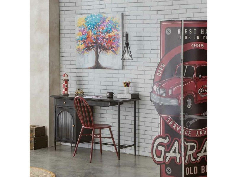 Бюро Alexandra House Living Черен 50 x 80 x 120 cm