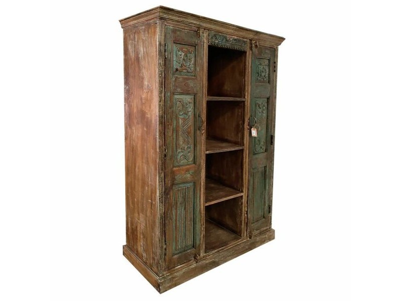 Лавица Alexandra House Living Кафяв Дърво манго 38 x 207 x 178 cm