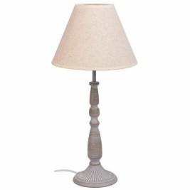 Настолна лампа Alexandra House Living Бял Сив Метал Плат 220-240 V 23 x 49 x 23 cm