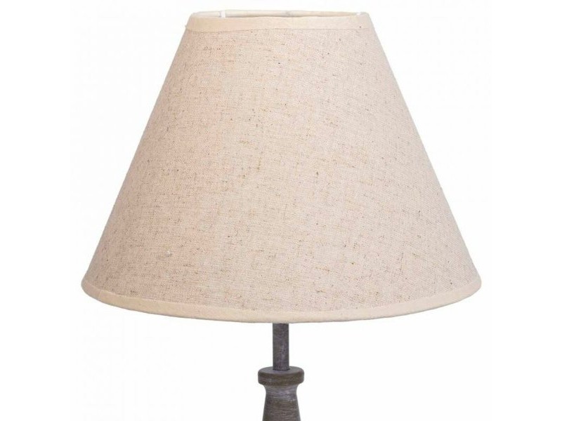 Настолна лампа Alexandra House Living Бял Сив Метал Плат 220-240 V 23 x 49 x 23 cm