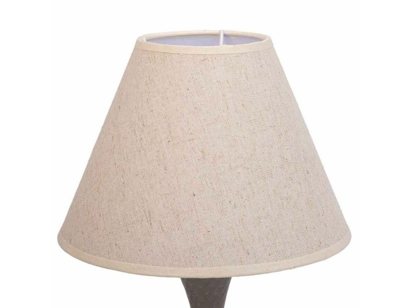 Настолна лампа Alexandra House Living Бял Сив Метал Плат 220-240 V 23 x 38 x 23 cm