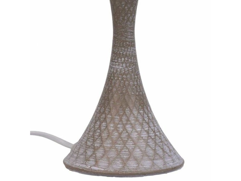 Настолна лампа Alexandra House Living Бял Сив Метал Плат 220-240 V 23 x 38 x 23 cm