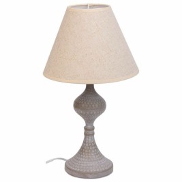 Настолна лампа Alexandra House Living Бял Сив Метал Плат 220-240 V 23 x 41 x 23 cm