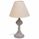 Настолна лампа Alexandra House Living Бял Сив Метал Плат 220-240 V 23 x 41 x 23 cm