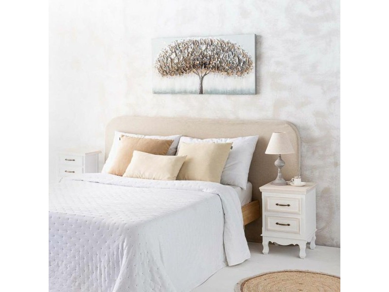 Настолна лампа Alexandra House Living Бял Сив Метал Плат 220-240 V 23 x 41 x 23 cm