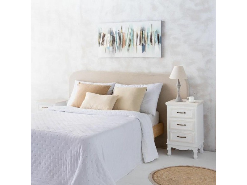 Настолна лампа Alexandra House Living Бял Сив Метал Плат 220-240 V 23 x 46 x 23 cm