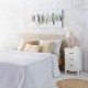 Настолна лампа Alexandra House Living Бял Сив Метал Плат 220-240 V 23 x 46 x 23 cm