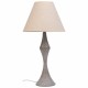 Настолна лампа Alexandra House Living Бял Сив Метал Плат 220-240 V 23 x 46 x 23 cm