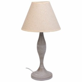 Настолна лампа Alexandra House Living Бял Сив Метал Плат 220-240 V 23 x 46 x 23 cm