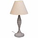 Настолна лампа Alexandra House Living Бял Сив Метал Плат 220-240 V 23 x 46 x 23 cm