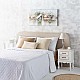 Настолна лампа Alexandra House Living Бял Сив Метал Плат 220-240 V 23 x 46 x 23 cm
