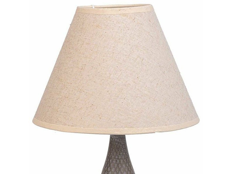 Настолна лампа Alexandra House Living Бял Сив Метал Плат 220-240 V 23 x 46 x 23 cm