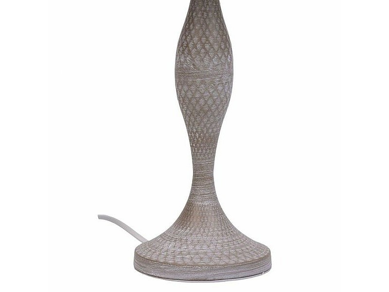 Настолна лампа Alexandra House Living Бял Сив Метал Плат 220-240 V 23 x 46 x 23 cm
