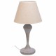Настолна лампа Alexandra House Living Бял Сив Метал Плат 220-240 V 25 x 46 x 25 cm
