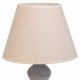 Настолна лампа Alexandra House Living Бял Сив Метал Плат 220-240 V 25 x 46 x 25 cm
