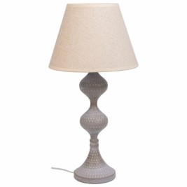 Настолна лампа Alexandra House Living Бял Сив Метал Плат 220-240 V 25 x 50 x 25 cm