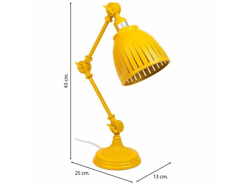 Flexo / Настолна лампа Alexandra House Living Жълт Метал 13 x 43 x 25 cm