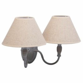 Стенна лампа Alexandra House Living Бял Сив 220-240 V 23 x 28 x 34 cm