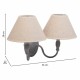 Стенна лампа Alexandra House Living Бял Сив 220-240 V 23 x 28 x 34 cm Стенна лампа Alexandra House Living Бял Сив 220-240 V 23 x 28 x 34 cm