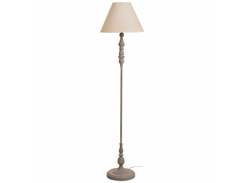 Лампион Alexandra House Living Бял Сив 220-240 V 38 x 154 x 38 cm