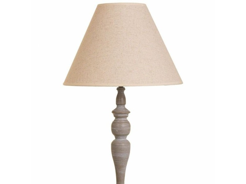 Лампион Alexandra House Living Бял Сив 220-240 V 38 x 150 x 38 cm