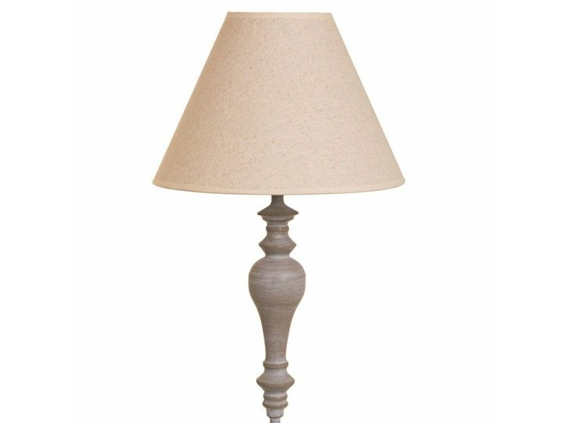 Лампион Alexandra House Living Бял Сив 220-240 V 38 x 155 x 38 cm