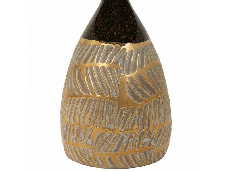 Настолна лампа Alexandra House Living Злато Керамика 13 x 26 x 13 cm