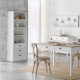 Лавица Alexandra House Living Бял Кафяв Цинкова Сплав Дървен MDF 40 x 180 x 63 cm