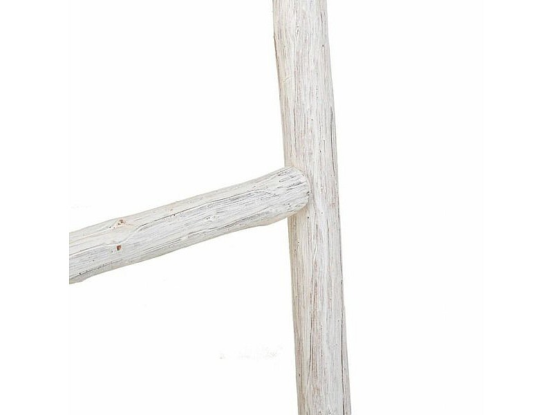 Лавица Alexandra House Living Бял Дърво от пауловния 3 x 120 x 44 cm Стълба