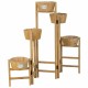 Поставка за Саксия Alexandra House Living Кафяв Дърво от пауловния 20 x 90 x 124 cm